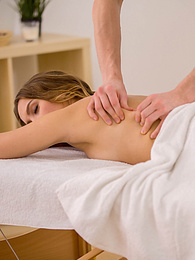 UhPorn presents: Small breasted Zoe Doll gets fucked by her hot and horny masseuse
