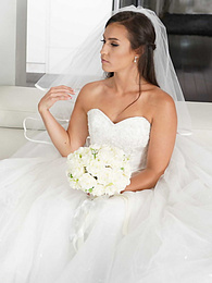 UhPorn presents: Bootylicious bride Kelsi Monroe screws a handsome officiant on her wedding day