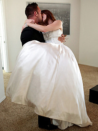 UhPorn presents: Bride with big fake tits Veronica Vain gets her trimmed pussy nailed deep