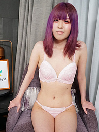 UhPorn presents: Asian girl Shiori Fujimori displays her petite tiny tits and unveils her complete nakedness in a solo